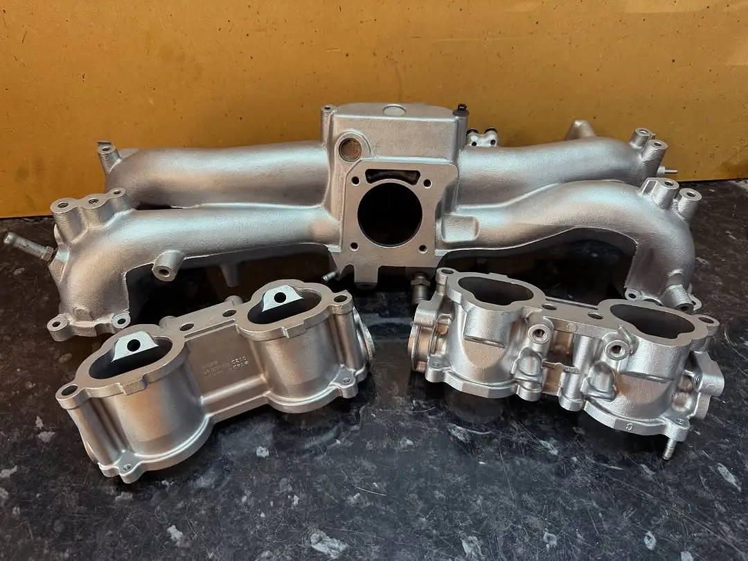 Part after vapor blasting